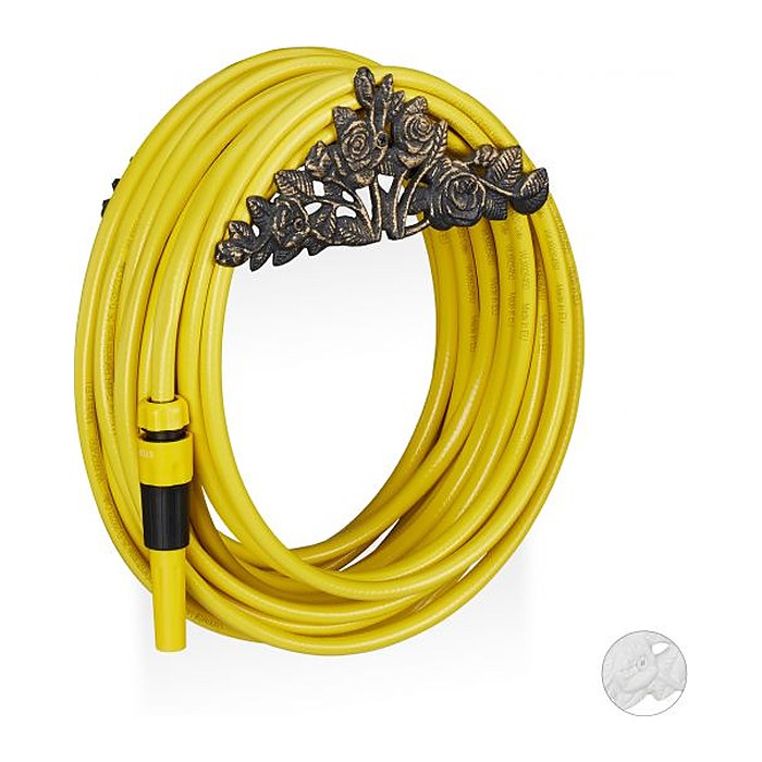 relaxdays Gartenschlauchhalter für 20,0 m