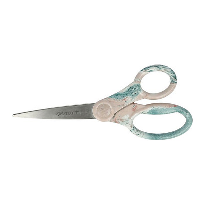 WESTCOTT Papierschere Trendsetter rosa-türkis 20,4 cm