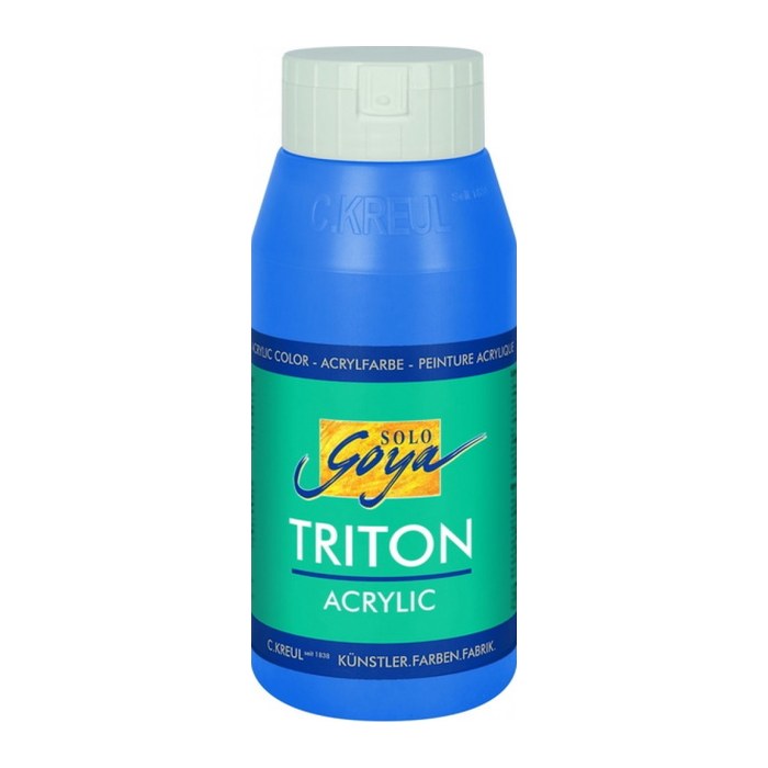 KREUL SOLO GOYA Triton Acrylfarbe coelinblau 750,0 ml, 1 St.