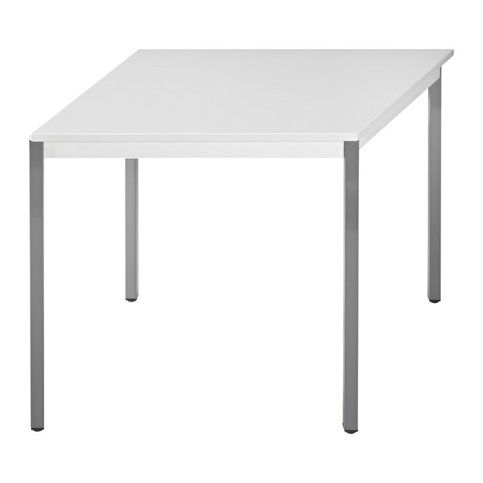 SODEMATUB Mehrzwecktisch lichtgrau, dunkelgrau rechteckig, Vierkantrohr grau, 140,0 x 70,0 x 74,0 cm