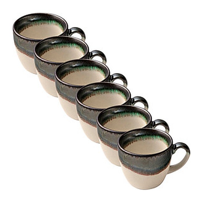 HEART & SOUL Espressotassen Perfect Match Avocado grün 0,08 l, 6 St.