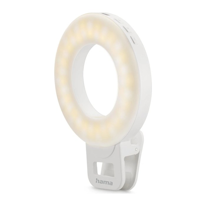 hama ToGo LED Ringlicht weiß 1,4 Watt