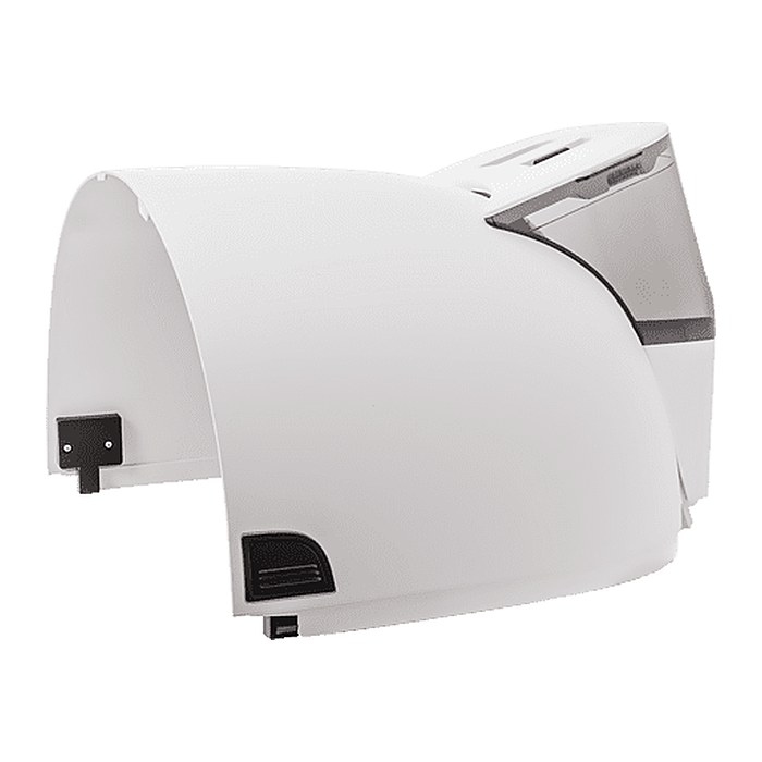 WHISKER LITTER HOPPER W/BONNET WHITE