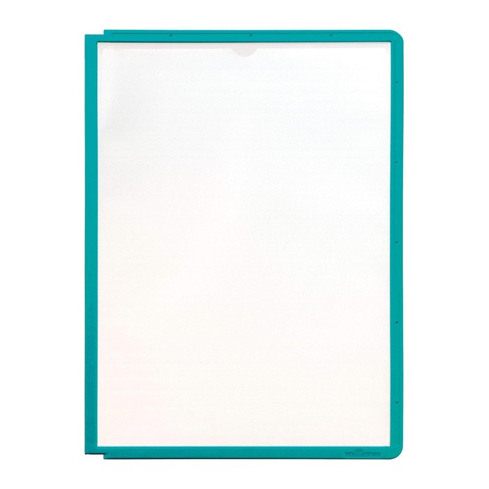 DURABLE Sichttafeln SHERPA® PANEL DIN A4 grün, Öffnung oben, 5 St.