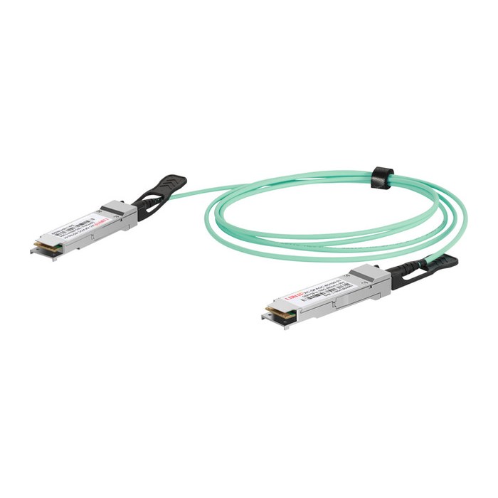 DIGITUS Kabel QSFP28to QSFP28 100G 10.0m türkis