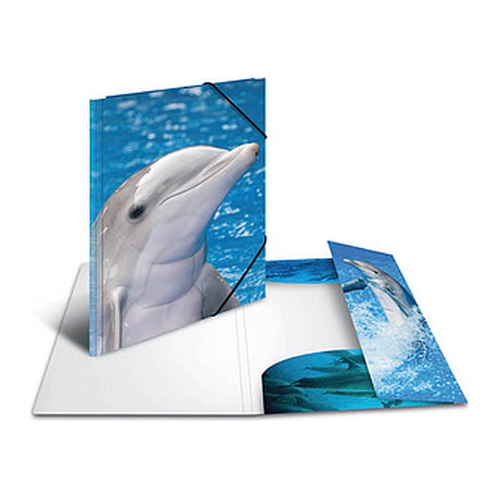 HERMA Sammelmappen DIN A4 Delfine, 3 St.