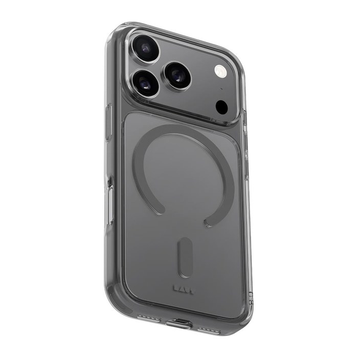 LAUT CRYSTAL FLURO for iPhone 17 Pro - Clear Grey