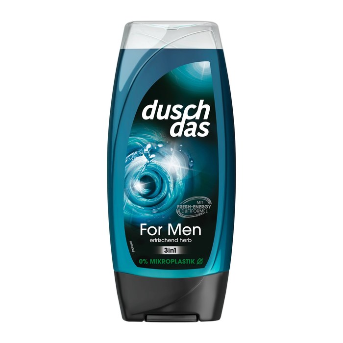 duschdas FOR MEN 3-IN-1 Duschgel & Shampoo 225 ml