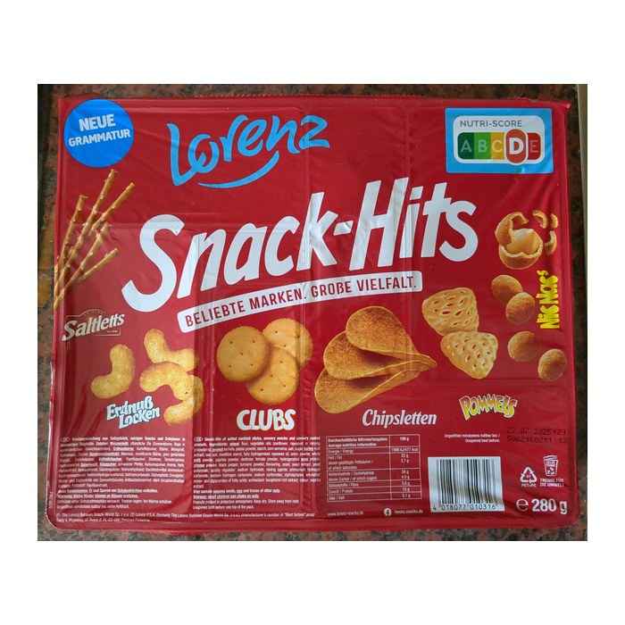 Lorenz Snack-Hits 280,0 g, 1 St.