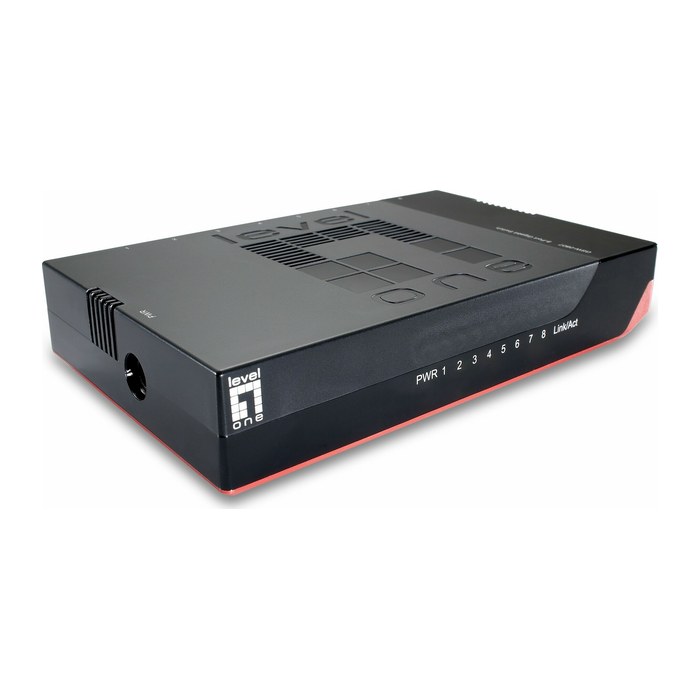 LevelOne Switch 8xGE unmanaged Plastik