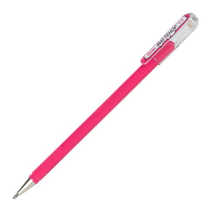 Pentel Mattehop Gelschreiber 0,5 mm, Schreibfarbe: pink, 1 St.