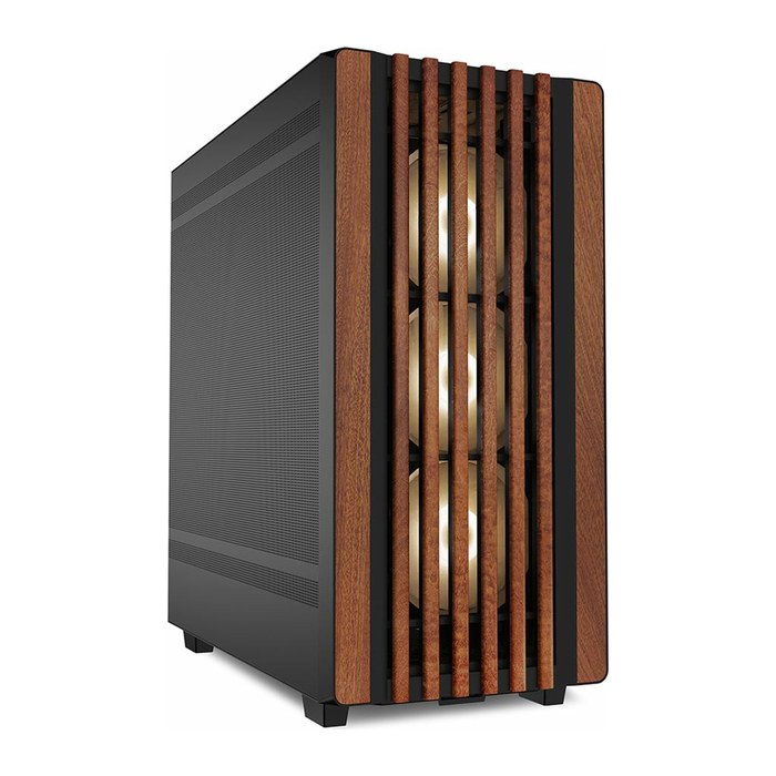 Sharkoon Gehäuse Rebel C70M RGB ATX 1xMetall holz