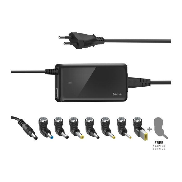 hama Laptop-Netzteil Slim & Light 00200000 65 Watt