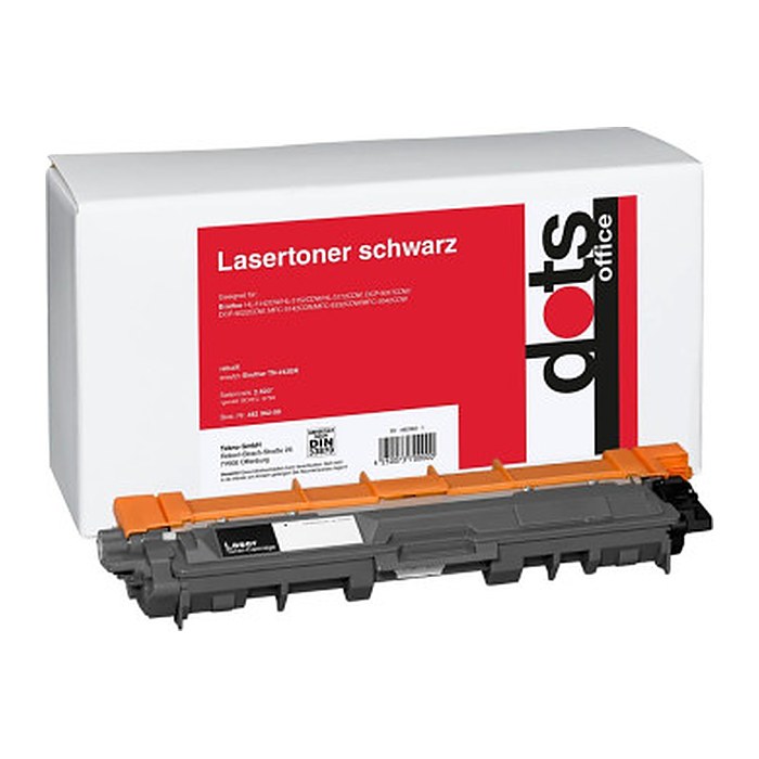 dots schwarz Toner kompatibel zu brother TN-242BK