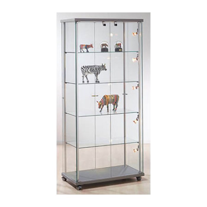 Kerkmann Beleuchtungs-Set für Vitrinen silber 5x 20 W