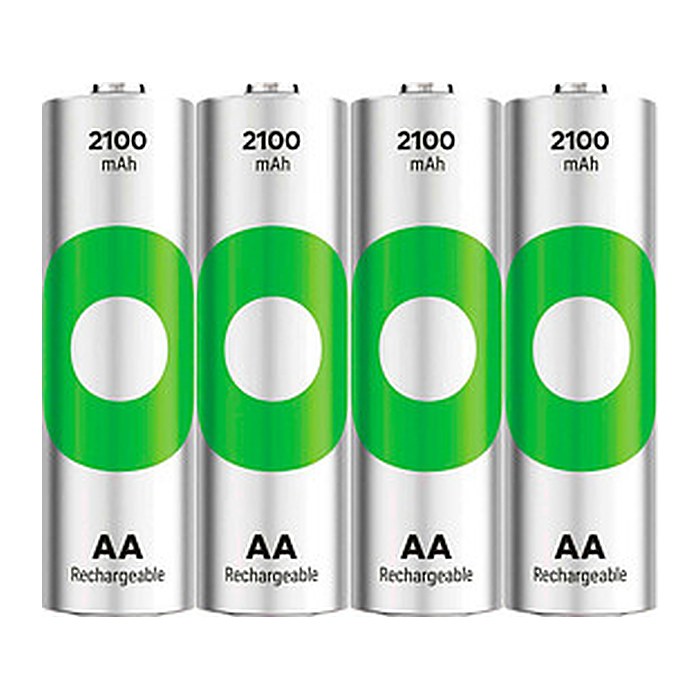 GP Akkus ReCyko+ Ni-MH Mignon AA 2.100 mAh, 4 St.