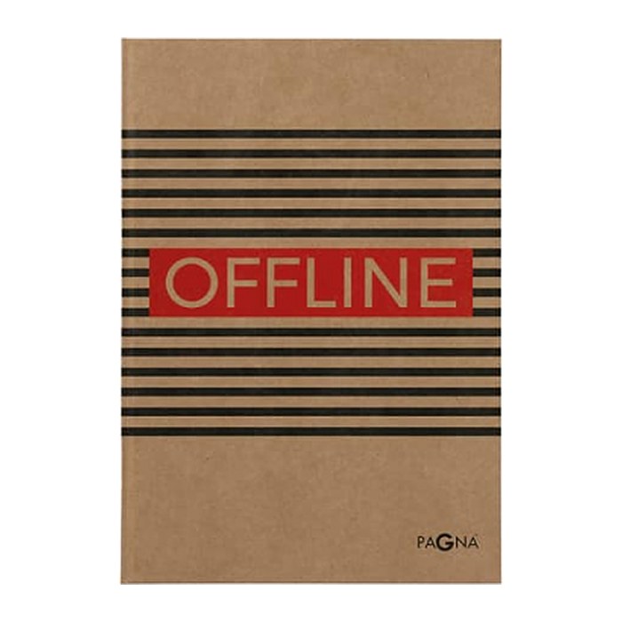 PAGNA Notizbuch A4 Offline 160S kariert 1Stk
