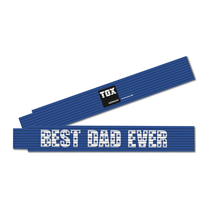 TOX Meterstab BEST DAD EVER, 09969004/T, Holz 200 cm