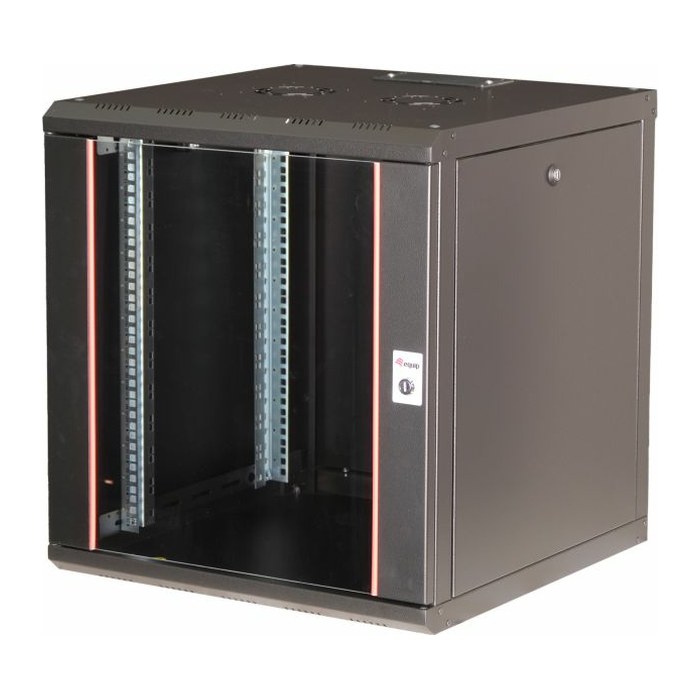 Equip 19" Netzwerkschrank Glastür PM 600x600mm 12HE schwarz