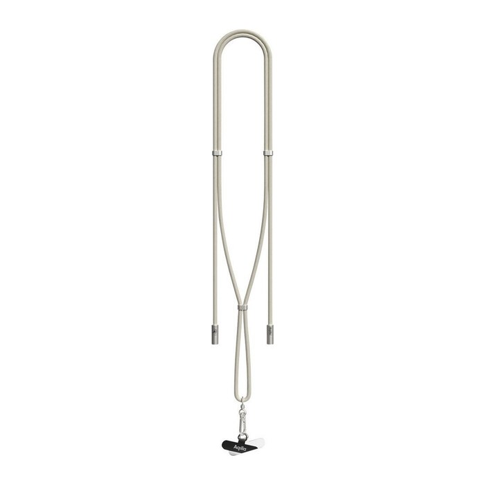 Aqiila® LANYARD Handykette Ladekabel sand, Kabellänge: 0,3 - 1,5 m, 60 Watt