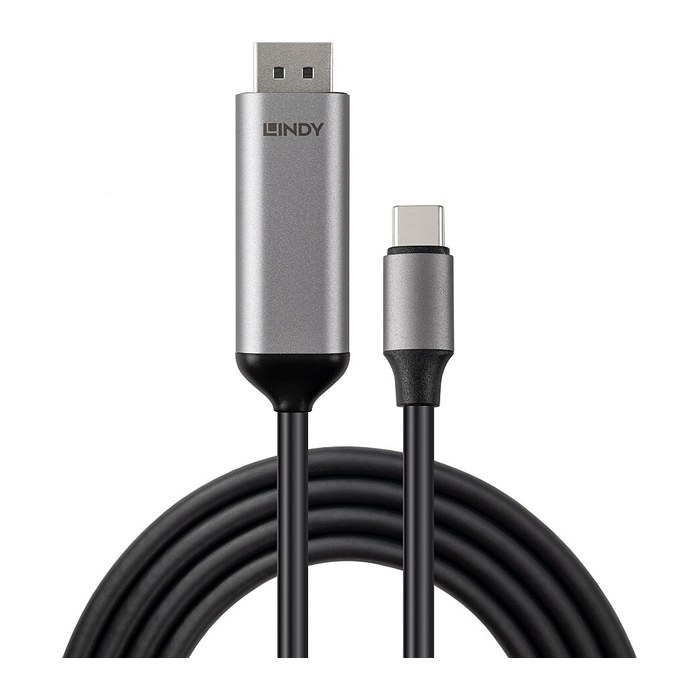 LINDY USB Typ C zu Displayport 8K60Hz Bi-Direktional 1m