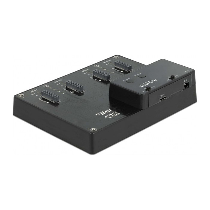 DELOCK M.2 Dockingstation 4xM.2 NVMe PCIe SSD Klon Funktion