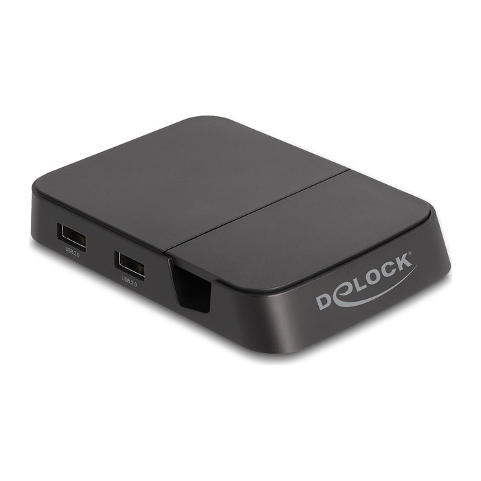 DELOCK Smartphone Dockingstation 4K mit integrierter Halt.