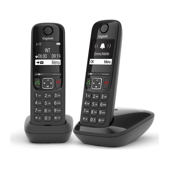 Gigaset AS690 Duo schwarz int.