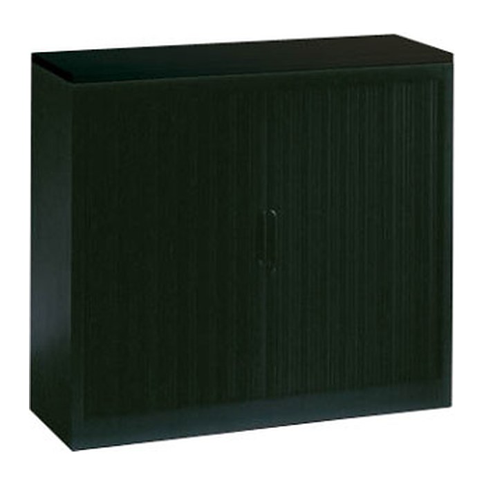 CP Omnispace Rollladenschrank schwarzgrau 2 Fachböden 100,0 x 42,0 x 103,0 cm