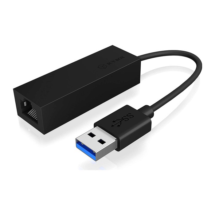 RaidSonic ICY BOX® IB-AC501A  USB 3.0 A/RJ-45 LAN-Adapter, 1 St.