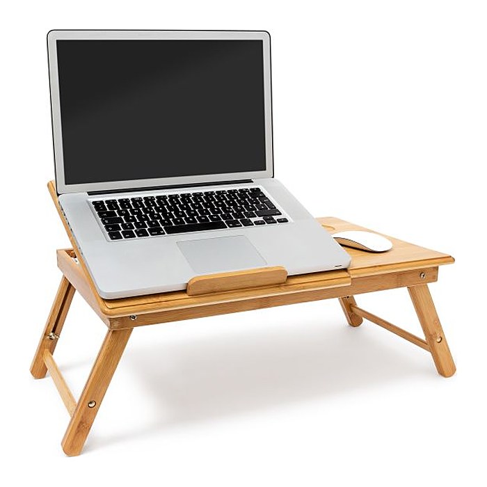 relaxdays Laptop-Betttablett braun