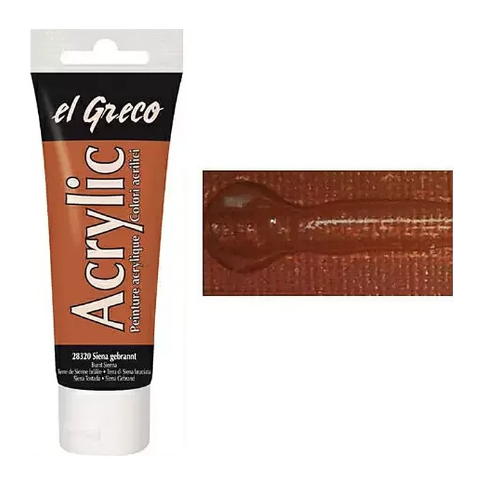 KREUL el Greco Acrylfarbe siena gebrannt 75,0 ml, 1 St.
