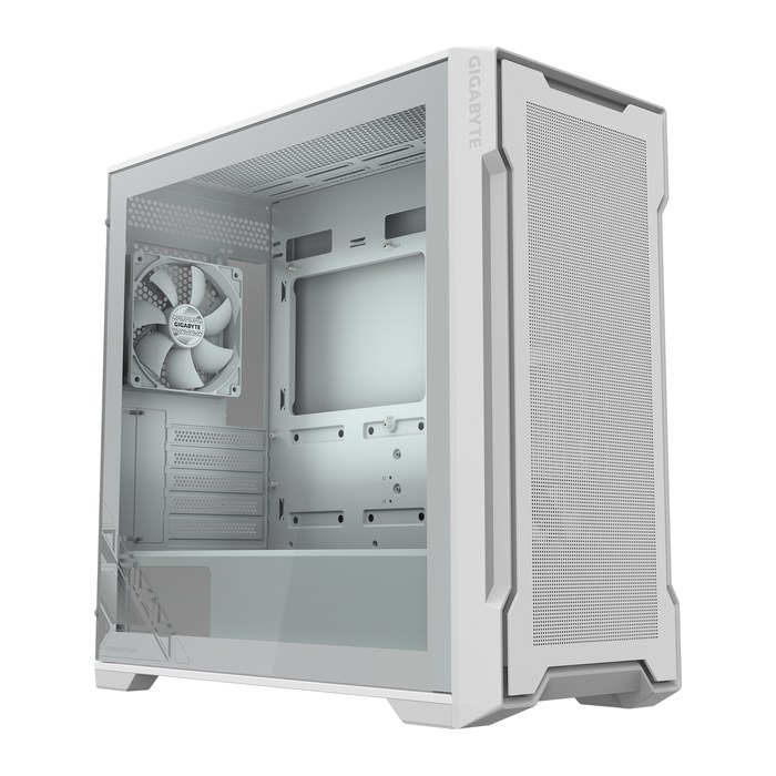 Gigabyte C102 Glass ICE, white, mATX