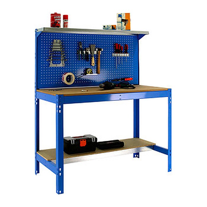 Simonrack Werkbank-Set SIMONWORK BT3 blau 91,0 x 61,0 x 144,5 cm