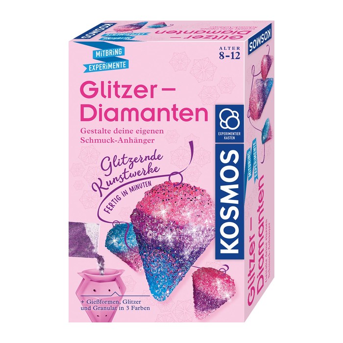 KOSMOS Experimentierkasten Glitzer-Diamanten mehrfarbig
