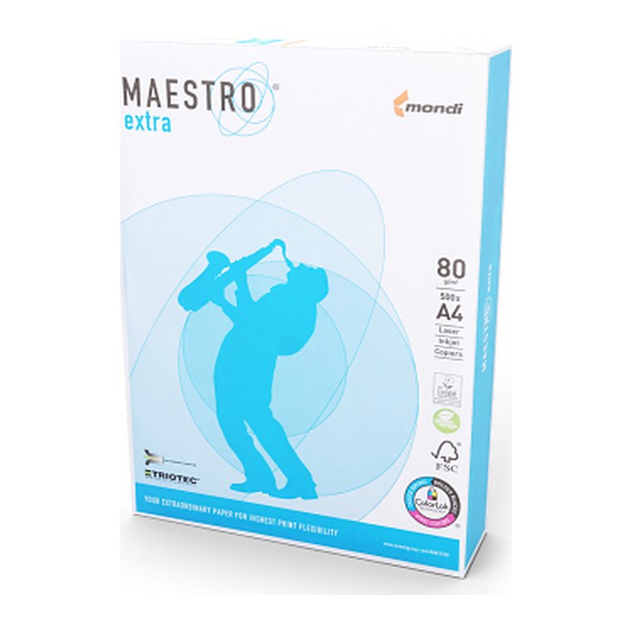mondi Kopierpapier MAESTRO extra DIN A4 80 g/qm 500 Blatt