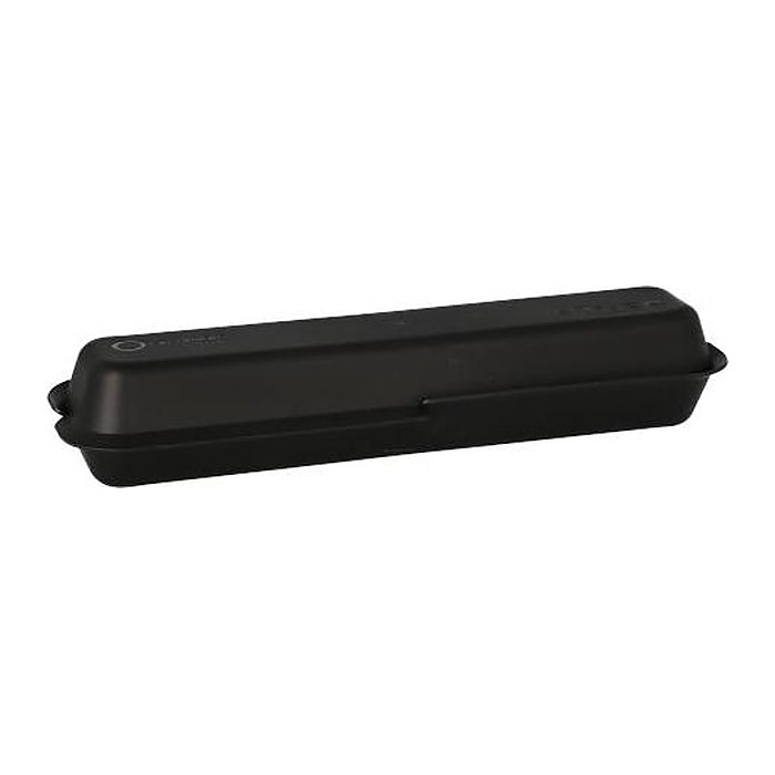 PAPSTAR Mehrweg-Menüboxen schwarz 24,4 x 5,8 cm, 90 St.