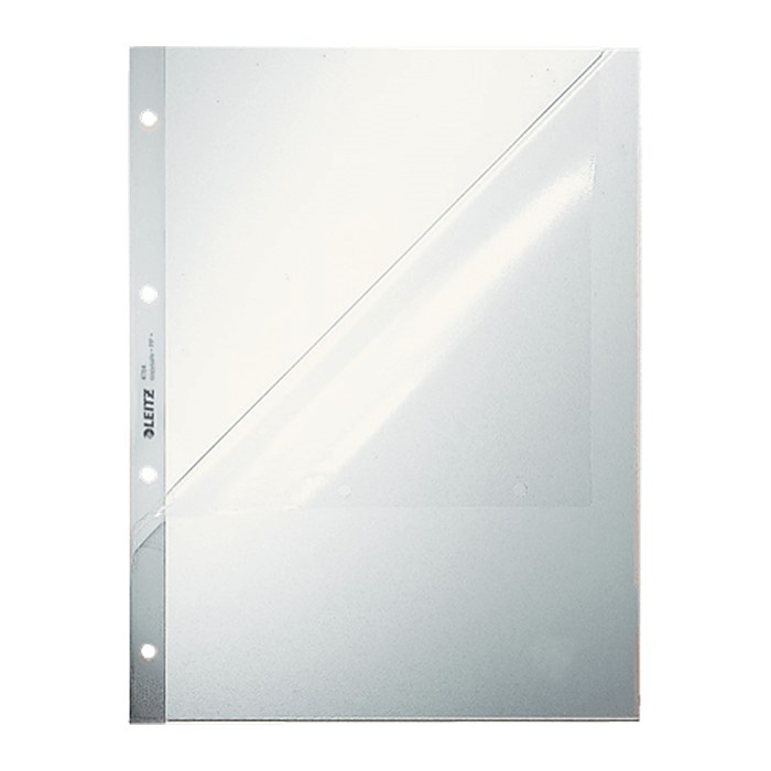 LEITZ Prospekthüllen 4784 DIN A4 transparent genarbt 0,13 mm, 100 St.