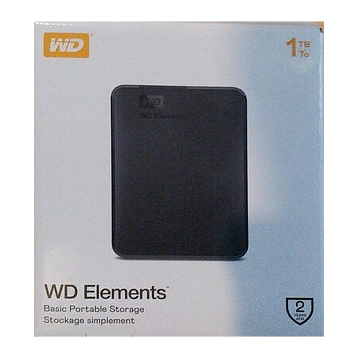 Western Digital Elements Portable 1 TB externe HDD-Festplatte schwarz