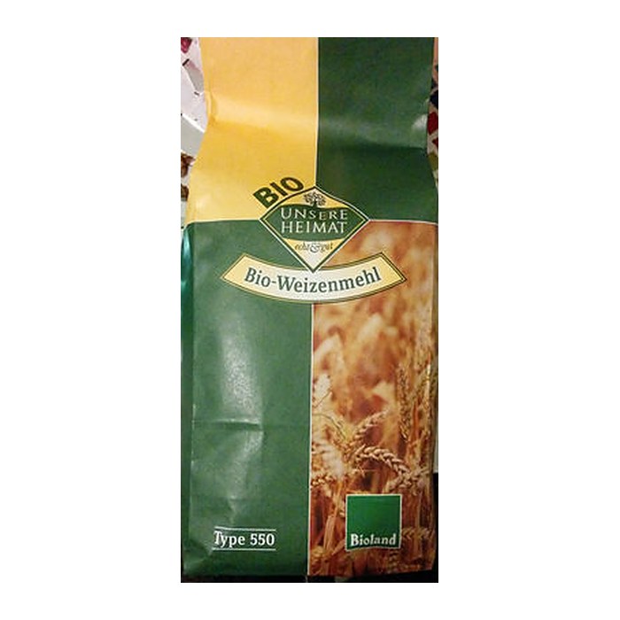 UNSERE HEIMAT Bio Bioland Weizenmehl Type 550 1,0 kg, 1 St.