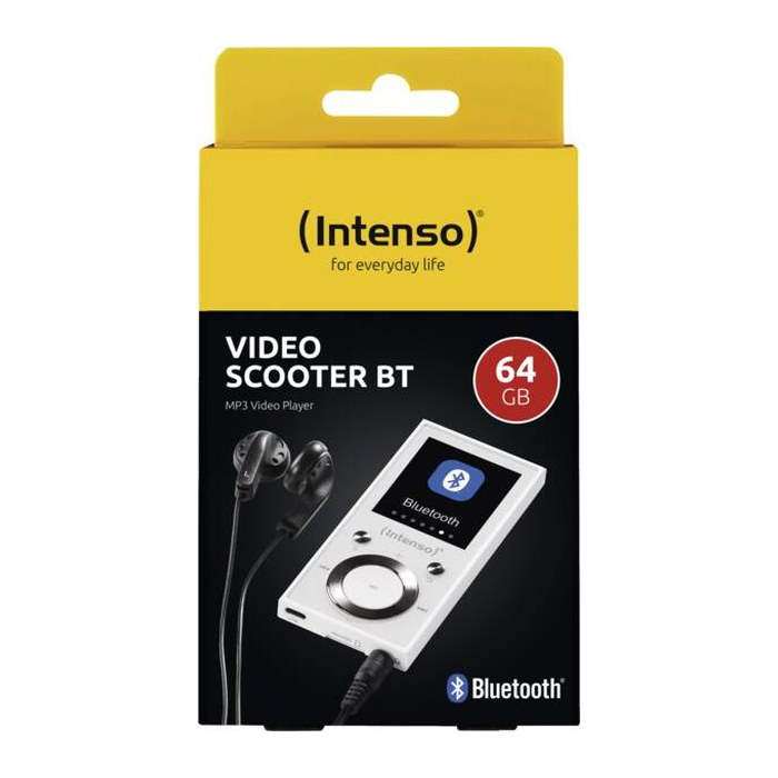 Intenso MP3 Videoplayer 1,8" Video Scooter BT 64GB White