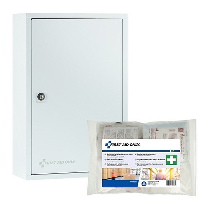 FIRST AID ONLY® Medizinschrank DIN 13169 weiß
