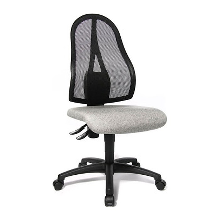 Topstar Bürostuhl Open Point P, OP100 G23 Stoff grau, Gestell schwarz