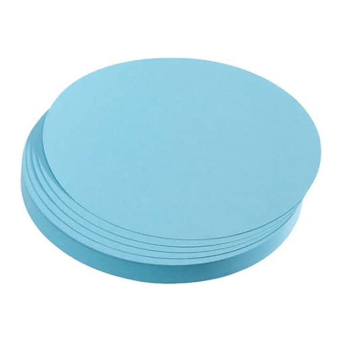 FRANKEN Moderationskarten blau Ø 19,5 cm, 500 St.
