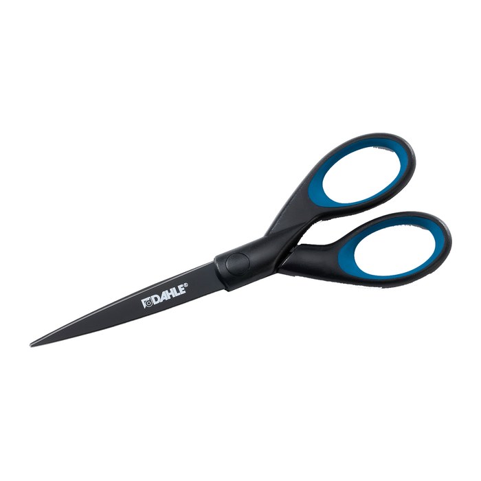 DAHLE Papierschere OFFICE TITANIUM schwarz-blau 18,0 cm