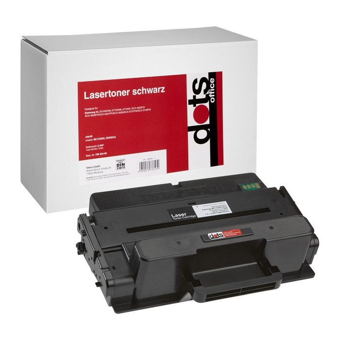 dots schwarz Toner kompatibel zu SAMSUNG MLT-D205L (SU963A)