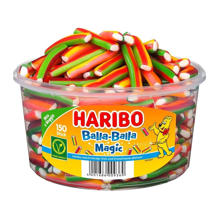 HARIBO Balla-Balla Magic Fruchtgummi 1,2 kg, 150 St.