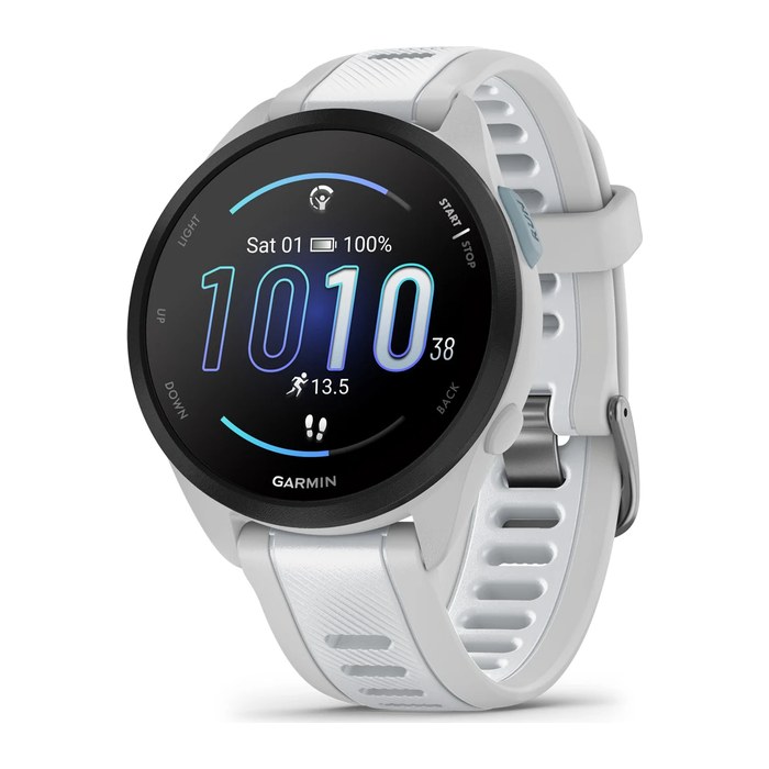 GARMIN Forerunner 165 Smartwatch dunstgrau/steinweiß