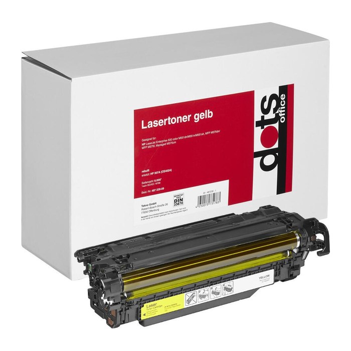 dots  gelb Toner kompatibel zu HP 507A (CE402A)