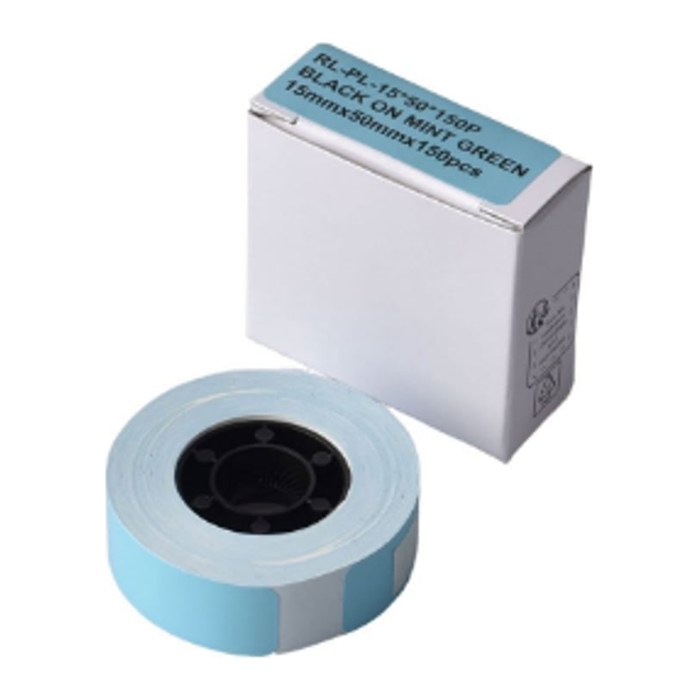 G&G Etikettenrolle (150 Labels 15 x 50mm) Minzgrün